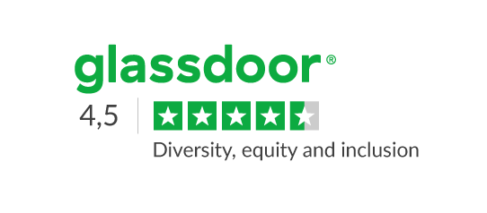 Opiniones de empleados sobre las políticas de diversidad en Convertia proporcionadas en Glassdoor. Puntuacion 4,5 estrellas